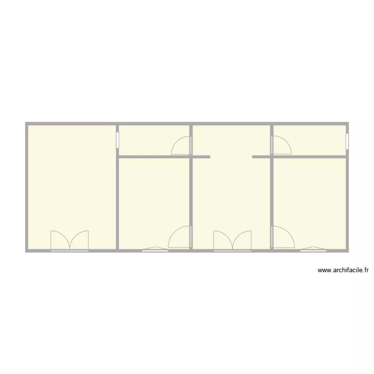 GUIBOT. Plan de 6  et 53 m²
