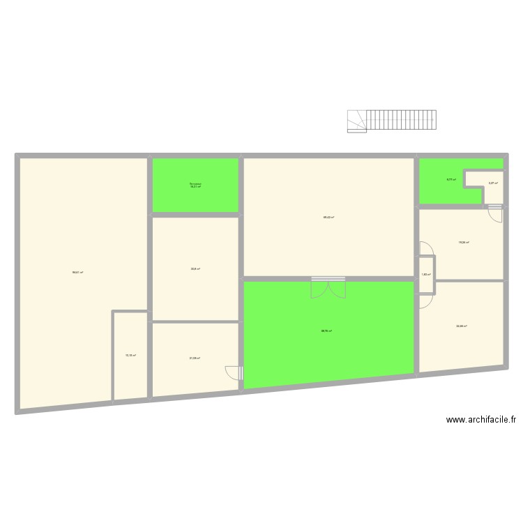 LASSEPPE EDL SEPT 25. Plan de 12 pièces et 362 m2