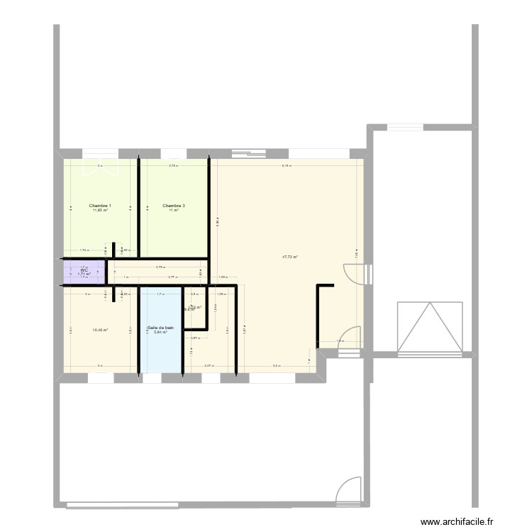Maison 2. Plan de 0 pièce et 0 m2