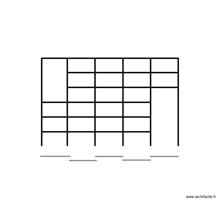 Beauville Placard Storage 5 portes. Plan de 0 pièce et 0 m2