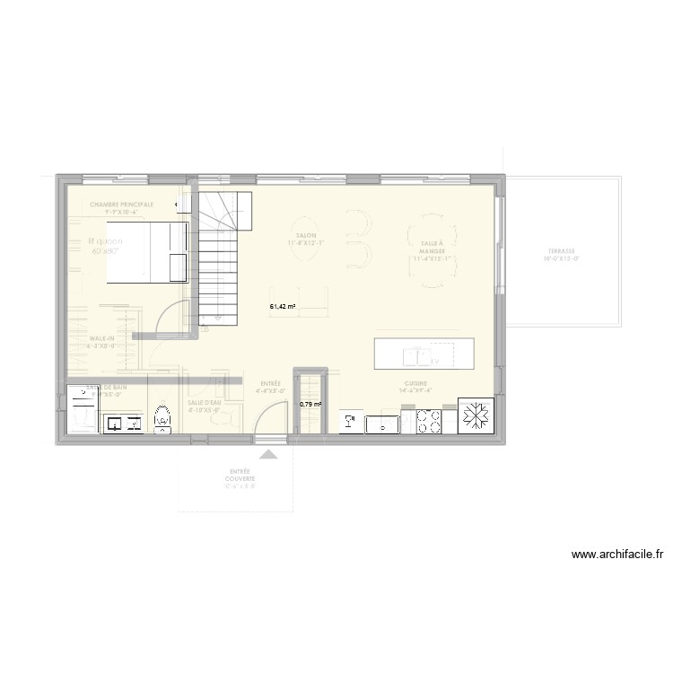 maison. Plan de 0 pièce et 0 m2