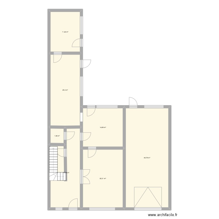 maison_53. Plan de 7 pièces et 131 m2