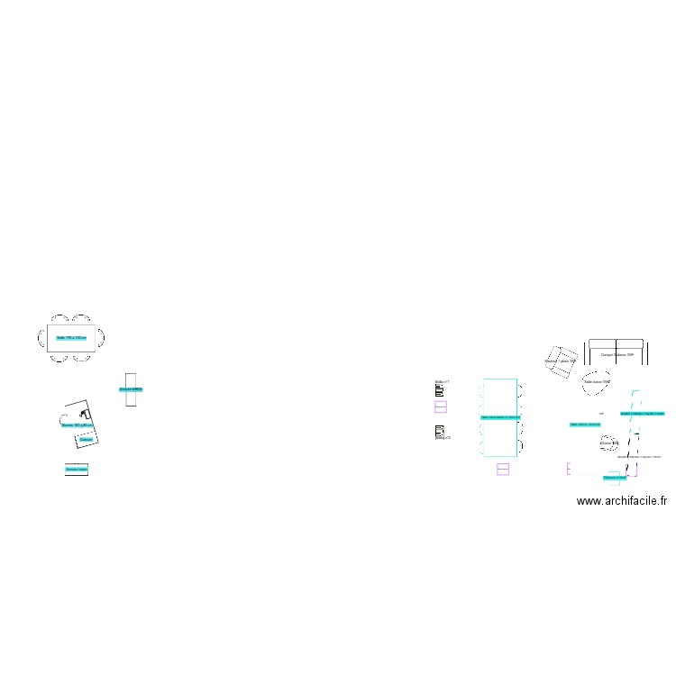 plan bureau T. Plan de 0 pièce et 0 m2