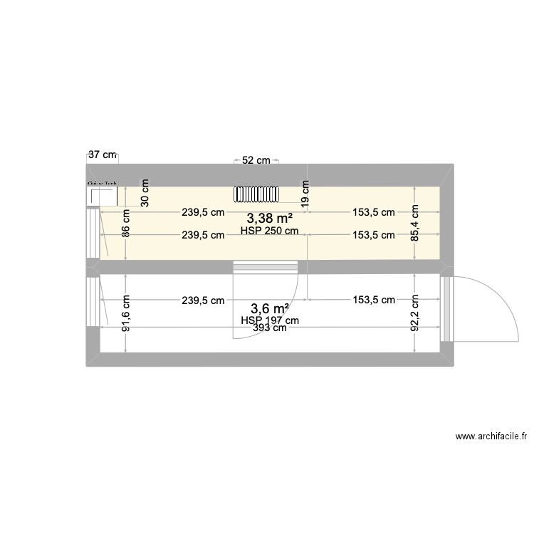 DIU_1er étage. Plan de 0 pièce et 0 m2