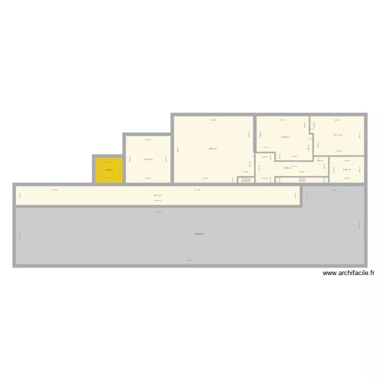 cas test. Plan de 11 et 206 m² cas test. Plan de 11 et 206 m²
