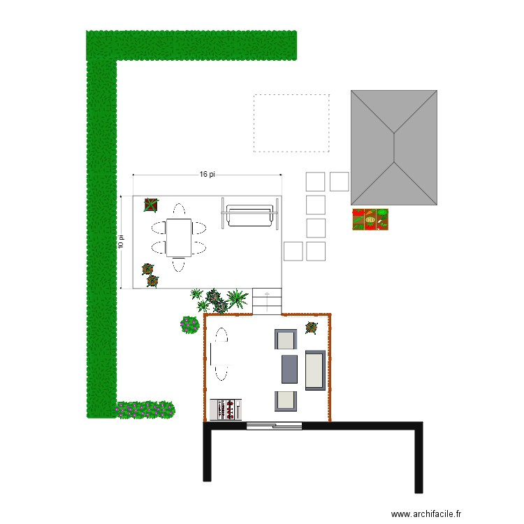 poulin. Plan de 0 pièce et 0 m2