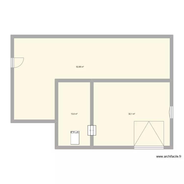 LAR93AP. Plan de 3  et 98 m²