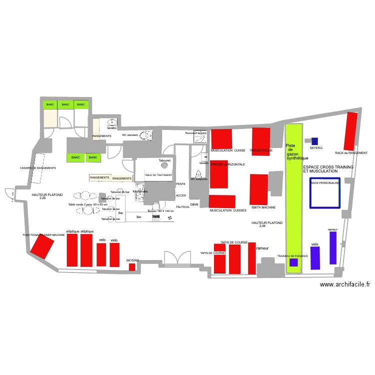 PLANS DU 7/12/2025. Plan de 6 pièces et 16 m2
