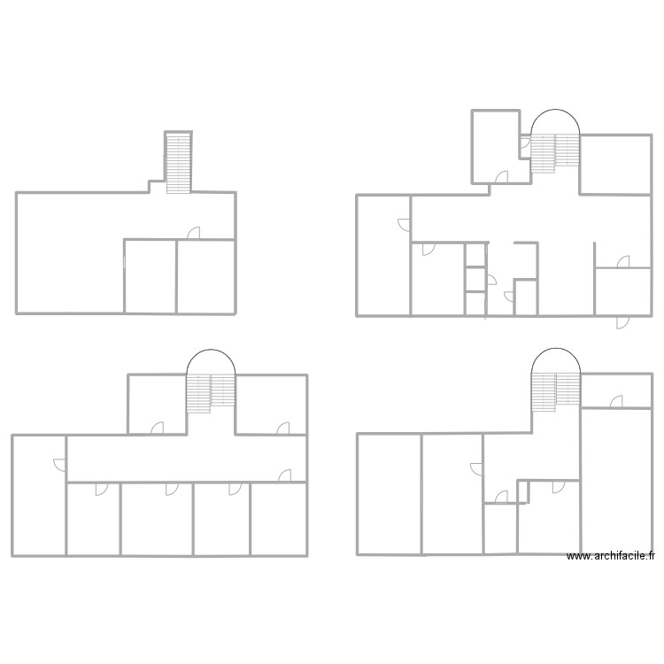 rez. Plan de 4 pièces et 98 m2