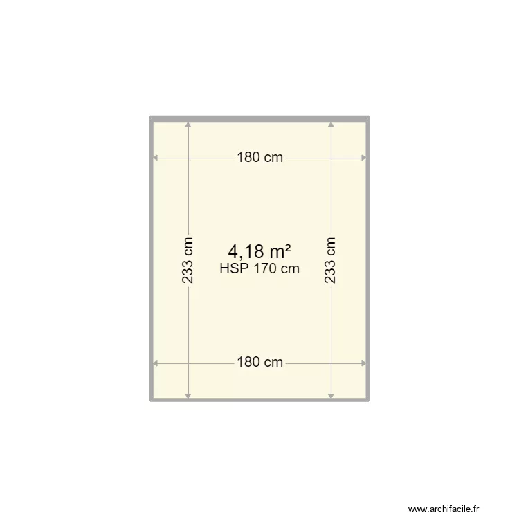 Cabane Martin. Plan de 