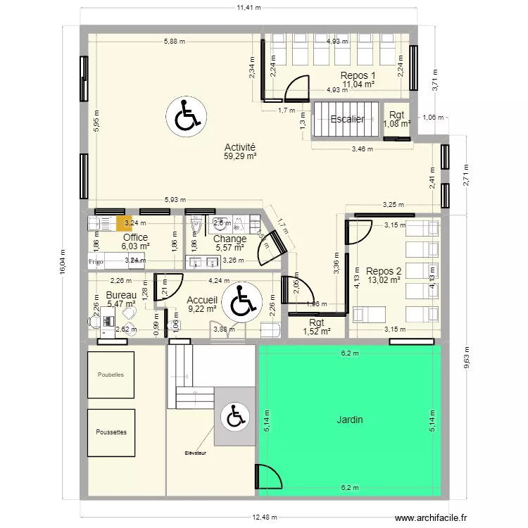 94 Villeneuve le roi 75 calmett Projet Jordan_Urba new. Plan de 94 Villeneuve le roi 75 calmett Projet Jordan_Urba new. Plan de