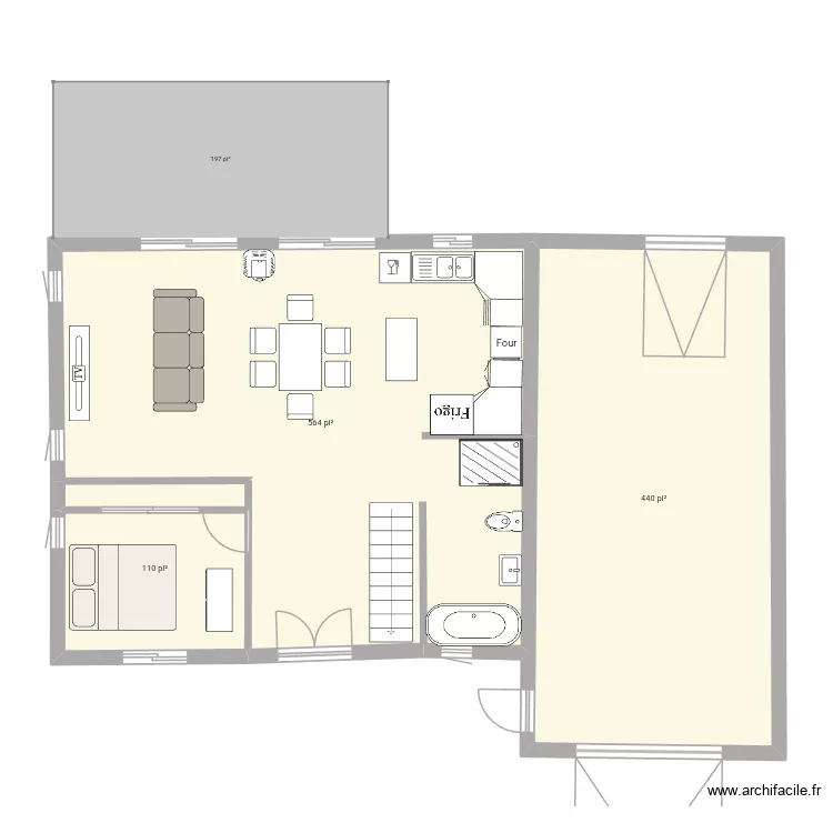 Chalet2027#2. Plan de 3 Pièces et 103 m² Chalet2027#2. Plan de 3 Pièces et 103 m²