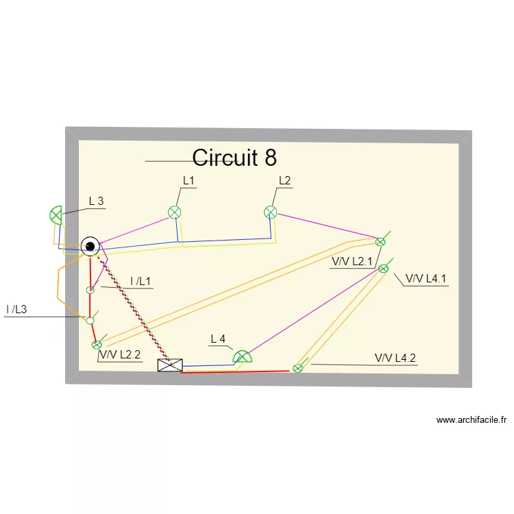 circuit 8. Plan de 