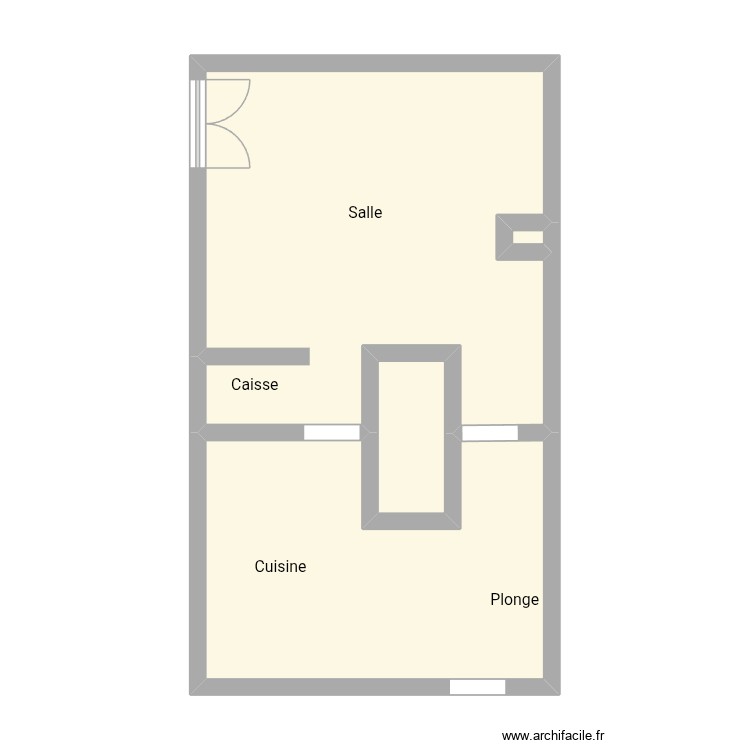 O braise. Plan de 0 pièce et 0 m2