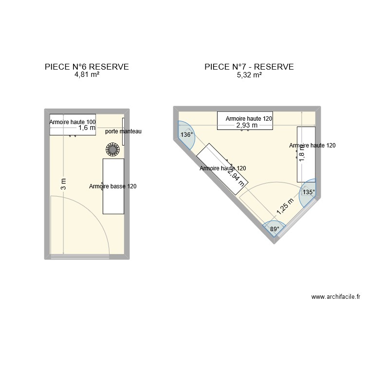 piece7-reserve IDE. Plan de 2 pièces et 10 m2