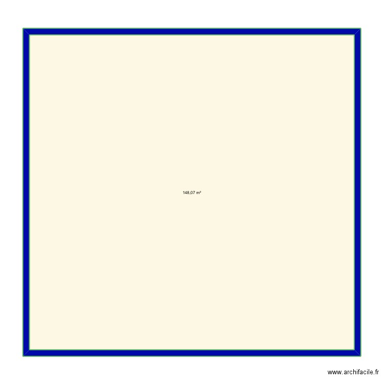 Zarzis. Plan de 1 pièce et 148 m2