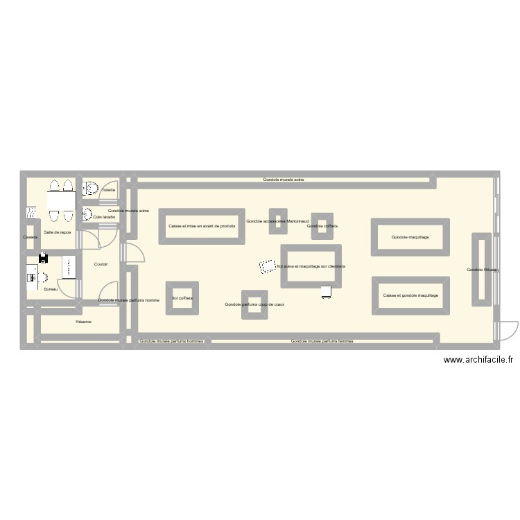 plan marionnaud. Plan de 27 pièces et 142 m2