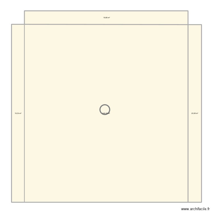 gyro. Plan de 4 pièces et 307 m2