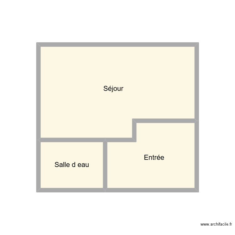 2506 BERTRAND. Plan de 3 pièces et 14 m2
