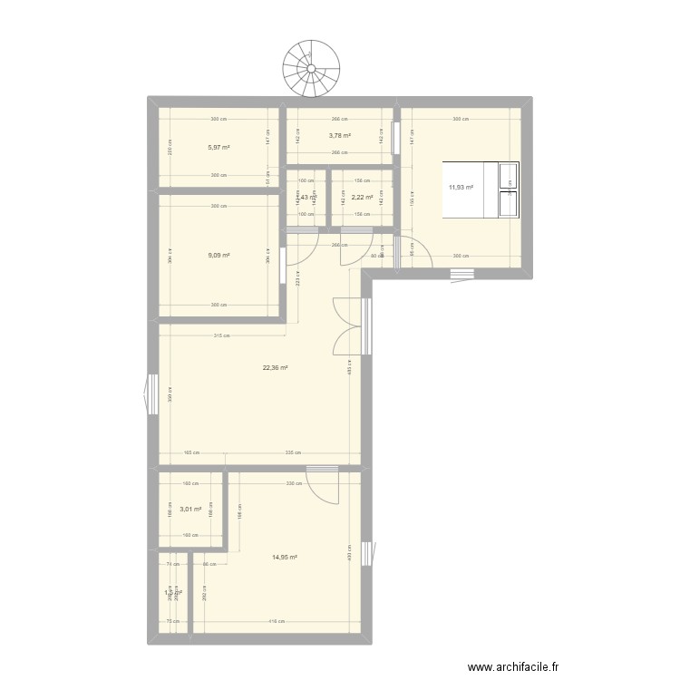 dar blad. Plan de 0 pièce et 0 m2