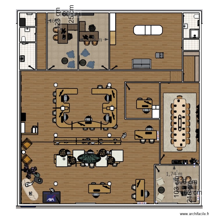 Placement prise. Plan de 0 pièce et 0 m2