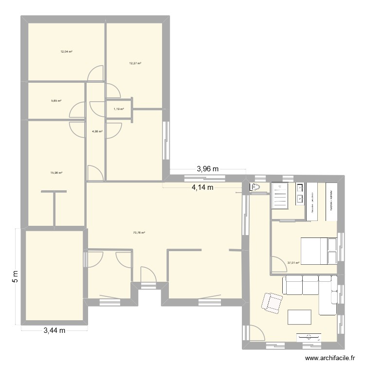 Maison Thairé suite. Plan de 0 pièce et 0 m2