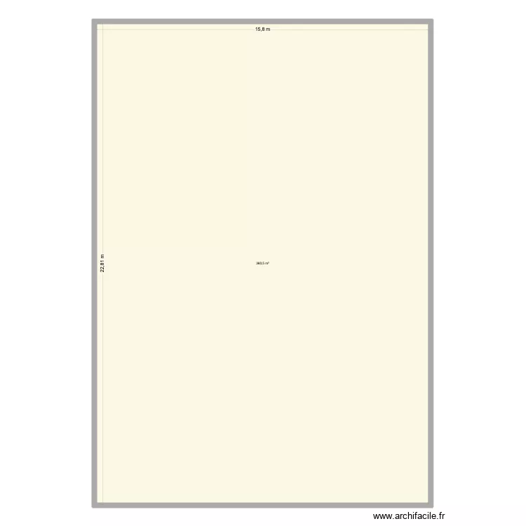 cyril. Plan de 1  et 361 m²