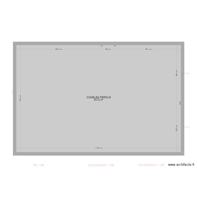 ANDRES NORBERT. Plan de 15 pièces et 237 m2
