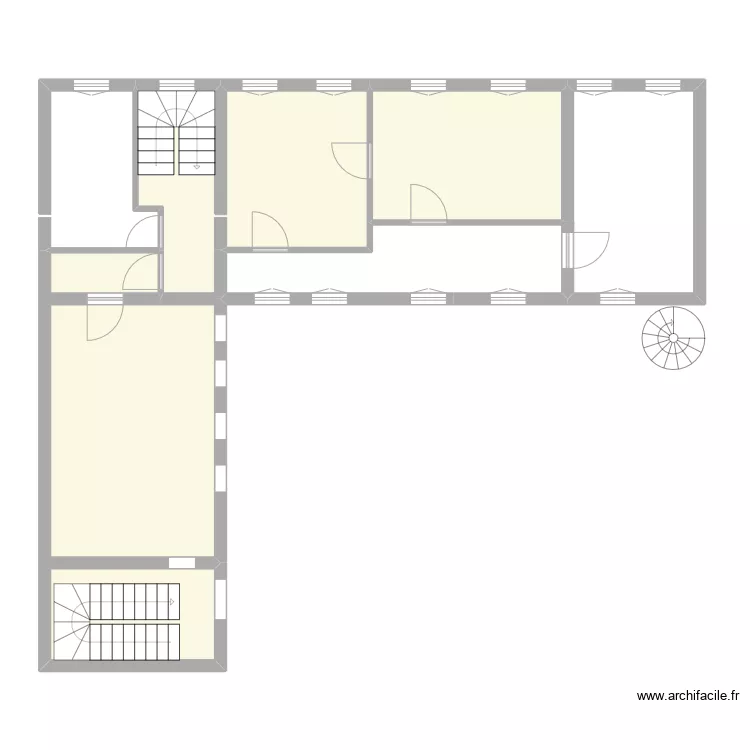 3&egrave;me ETAGE. Plan de 