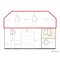 Chambre n°1 vue en coupe 04.12.2025