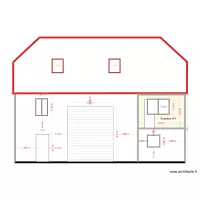 Chambre n&deg;1 vue en coupe 04.12.2025