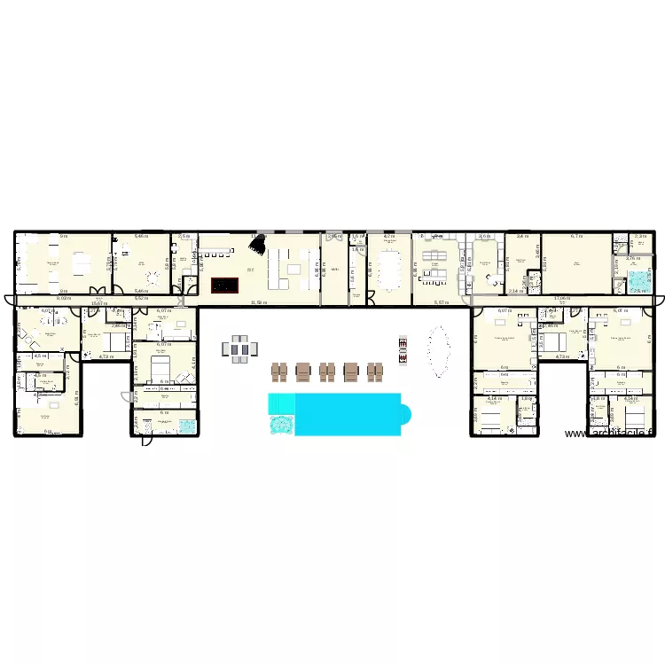House Builder 1 Floor 2. Plan de 41 et 1493 m² House Builder 1 Floor 2. Plan de 41 et 1493 m²