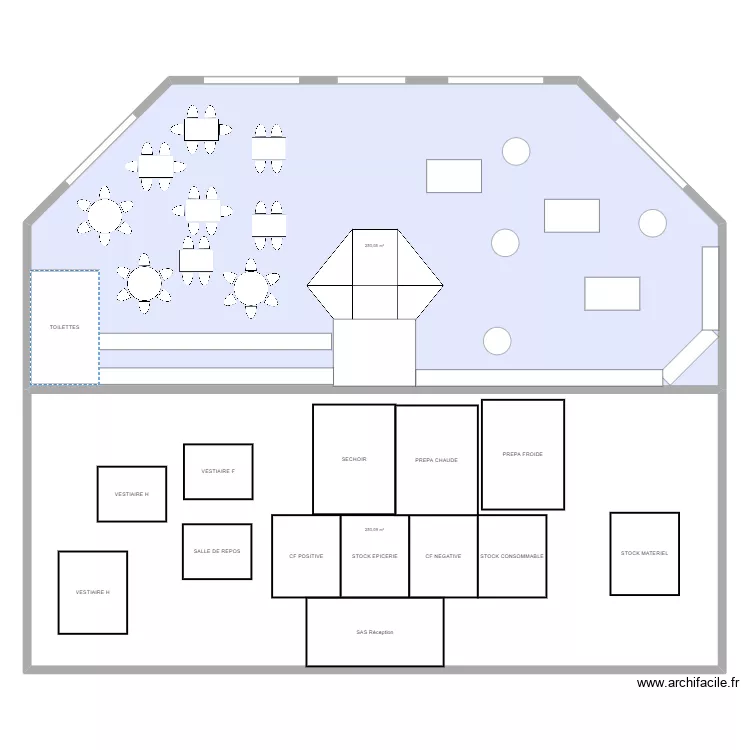 Conserverie - D&eacute;lices du terroir. Plan de 
