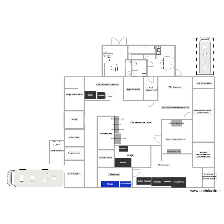 Plan Batiment DDPP Final. Plan de 24 et 335 m² Plan Batiment DDPP Final. Plan de 24 et 335 m²
