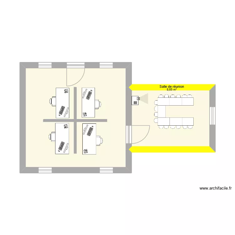 Plan 2 ergonomique. Plan de 2 et 28 m² Plan 2 ergonomique. Plan de 2 et 28 m²