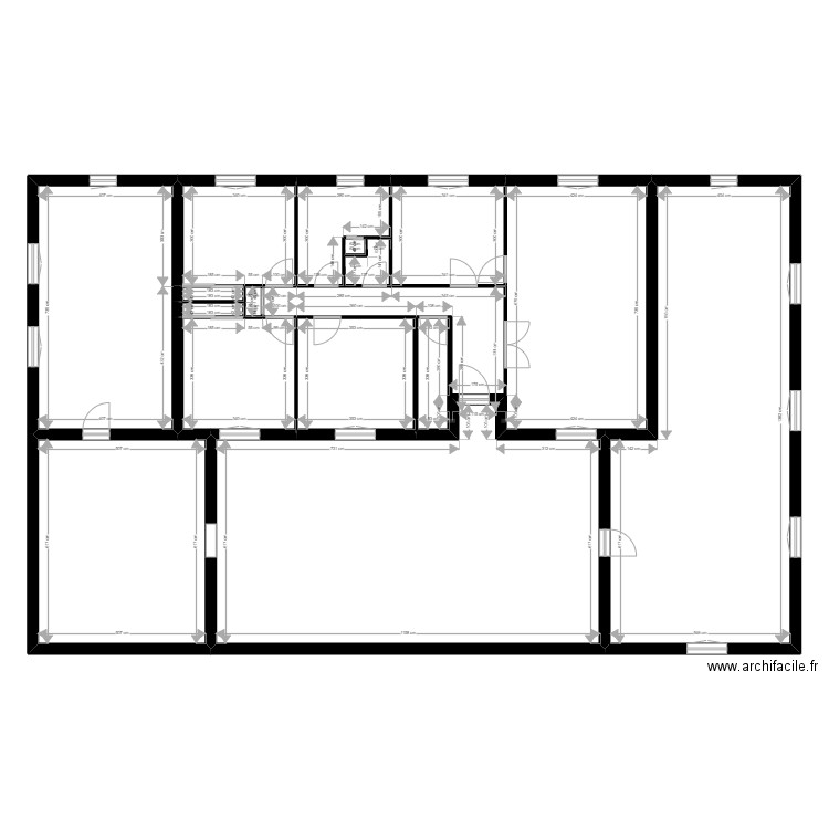 ALLAL. Plan de 31 pièces et 588 m2