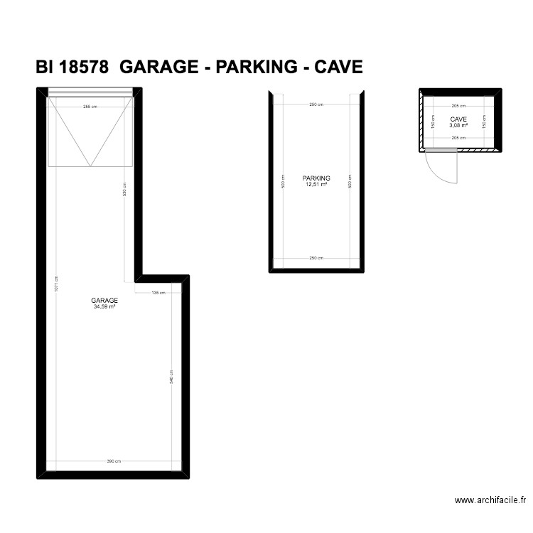 BI 18578. Plan de 21 pièces et 197 m2