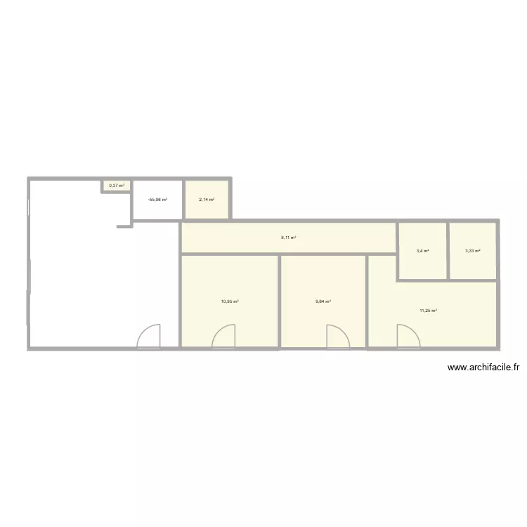 st alban. Plan de 9 Pièces et 52 m²
