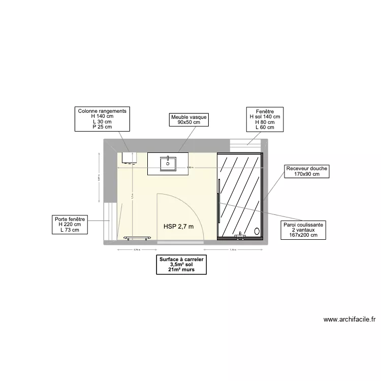 SOUQUET Vitton. Plan de 