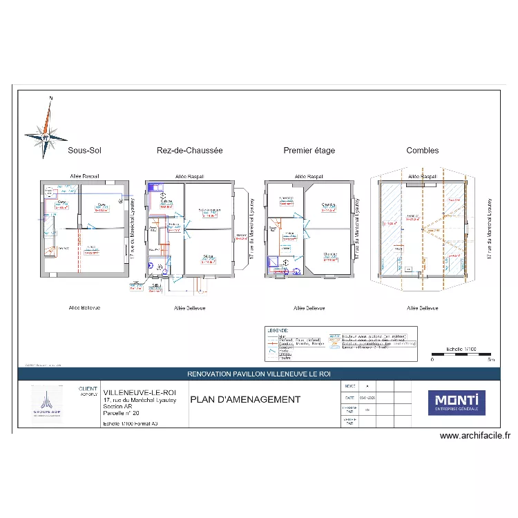 PLAN PLOMBERIE VMC. Plan de PLAN PLOMBERIE VMC. Plan de
