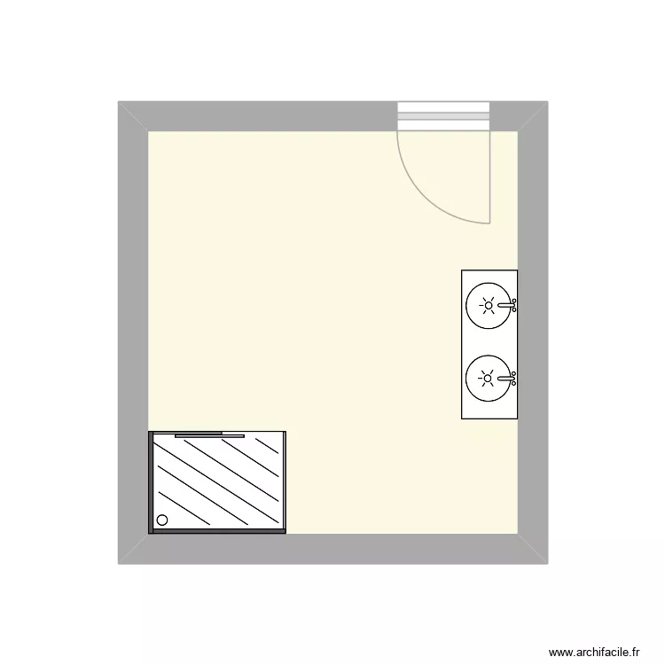 TREVISAN r&eacute;nov&eacute;e. Plan de 1  et 11 m²