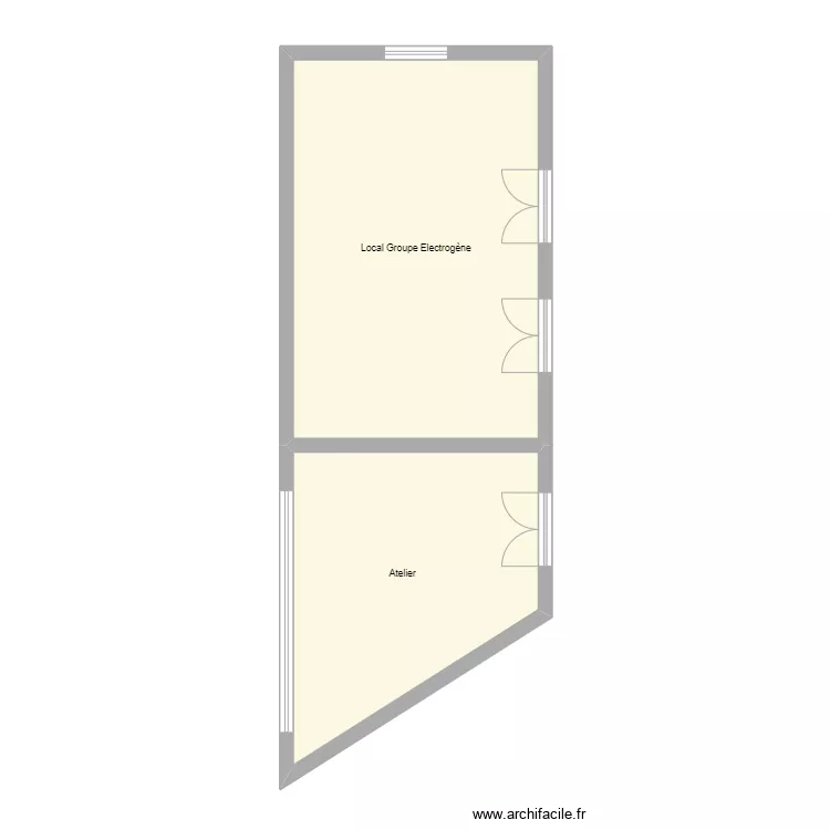 Atelier Lattes. Plan de Atelier Lattes. Plan de