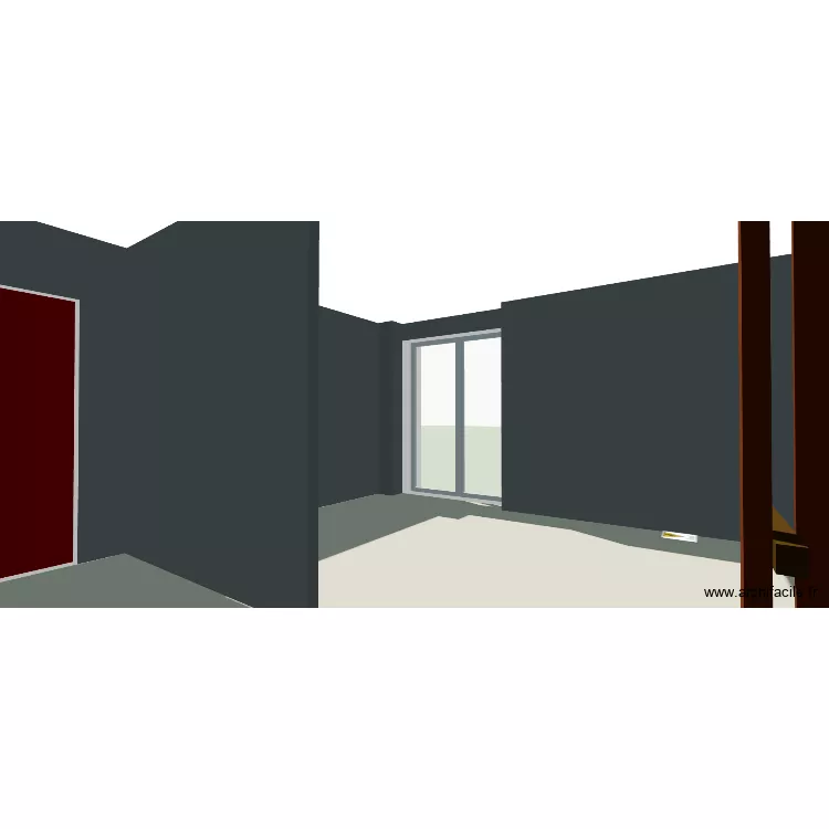 appt loic 2027. Plan de 5  et 56 m²