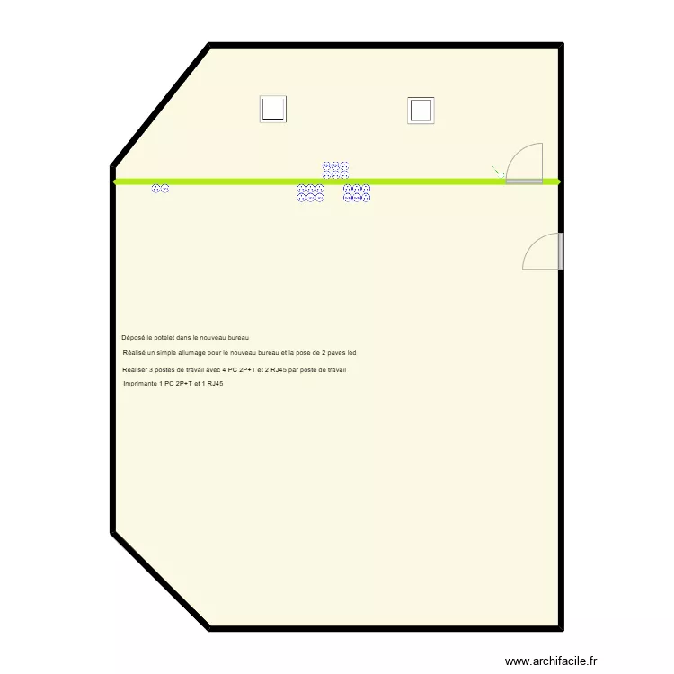 GUYENNE PLASTIQUE. Plan de 