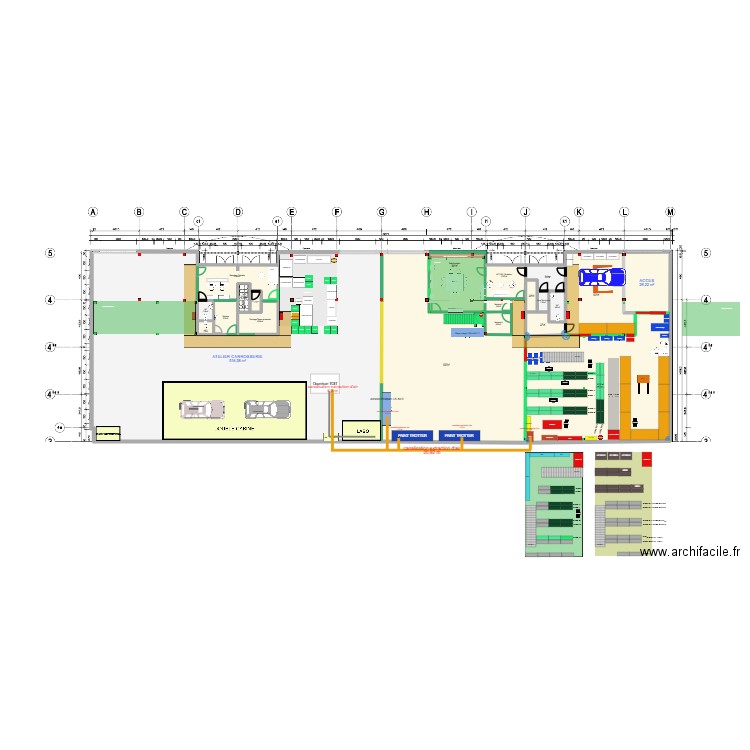 RDC MANOUKIAN _ VENTILATION _TO BE RDC V2 _ SHAREYACH. Plan de 21 pièces et 1138 m2