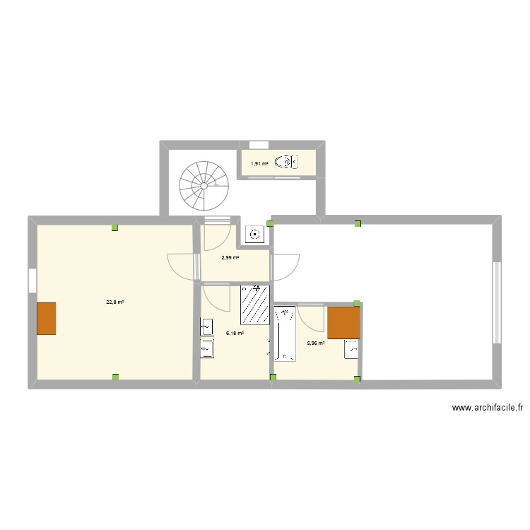 combles V7. Plan de 0 pièce et 0 m2