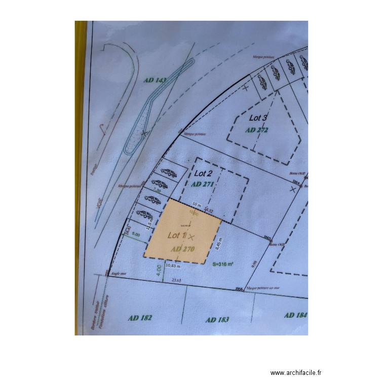 Plan terrain Prades. Plan de 0 pièce et 0 m2
