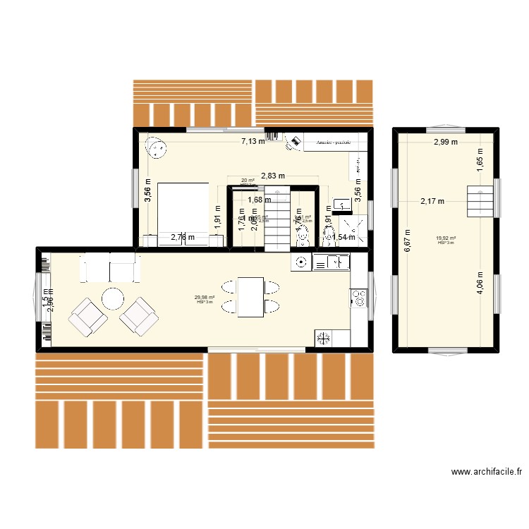 MY HOME. Plan de 5 pièces et 74 m2