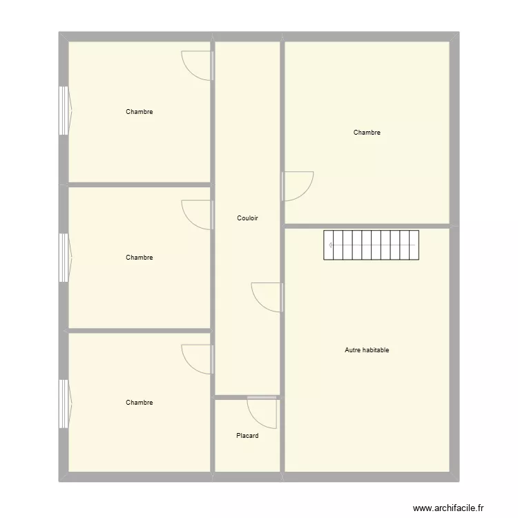 HOSSA Etage. Plan de 