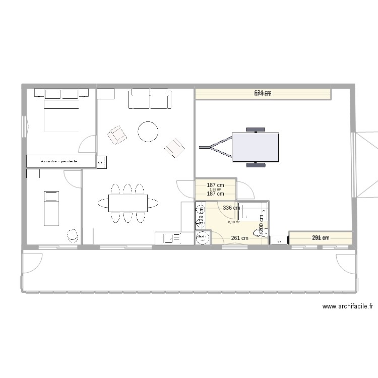 Pougne. Plan de 0 pièce et 0 m2